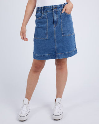 Elm Skirt Denim Atlas [sz:size 8]