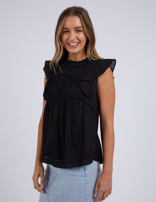 Foxwood Top Freya Black [sz:size 8]