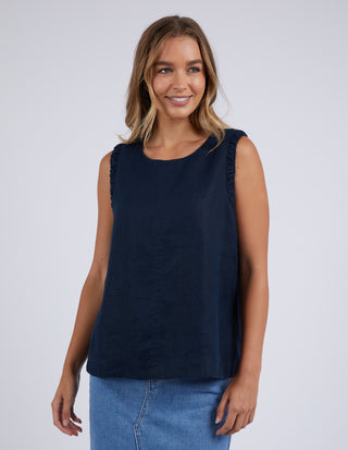 Foxwood Top Bastia Navy [sz:size 10]