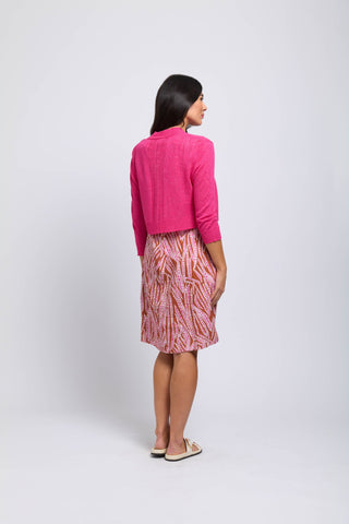 Foil Cardi Shrug It Off Pink Flash [sz:xs]