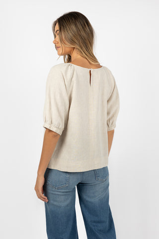 Humidity Blouse Lagoon Natural [sz:small]