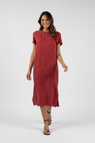 Humidity Tee Dress Milano Pinot [sz:size 8]