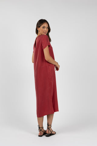 Humidity Tee Dress Milano Pinot [sz:size 8]