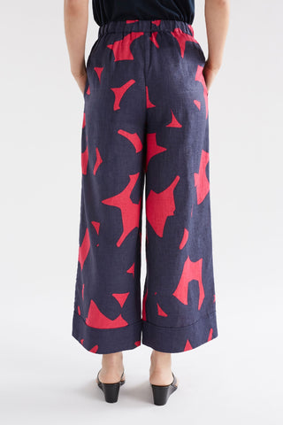 Elk Pant Pira Navy Terra Print [sz:size 10]