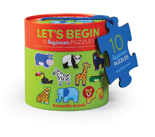 Croccreek Puzzle Lets Begin 2pc - Jungle