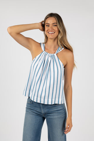 Humidity Top Santos Blue Stripe [sz:size 8]