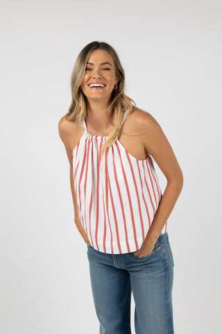 Humidity Top Santos Pink Stripe [sz:size 8]