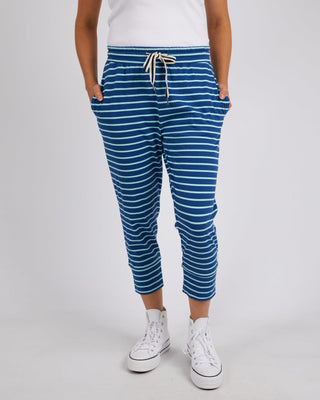 Elm Pant Brunch -stripe China Blue&tonic Blue [sz:size 8]