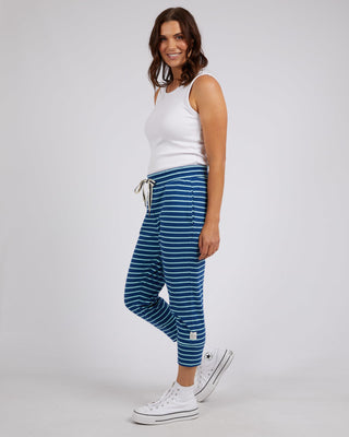 Elm Pant Brunch -stripe China Blue&tonic Blue [sz:size 8]