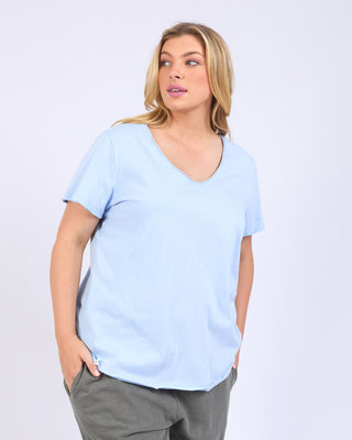 Elm Tee Pima Vee  Dream Blue [sz:size 8]