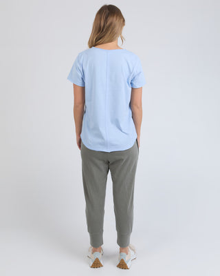 Elm Tee Pima Vee  Dream Blue [sz:size 8]