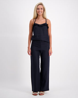 Luoni Cami  Luella Double Strap - Navy [sz:size 10]