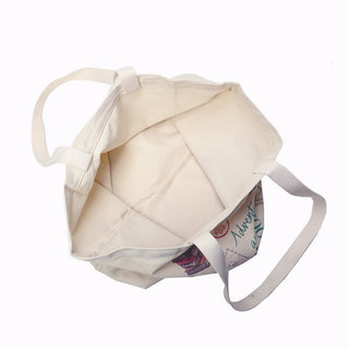 Vendula Travelling Library Canvas Tote Bag