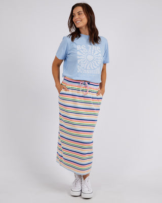 Elm Skirt Sorbet Multicolour Stripe [sz:size 10]