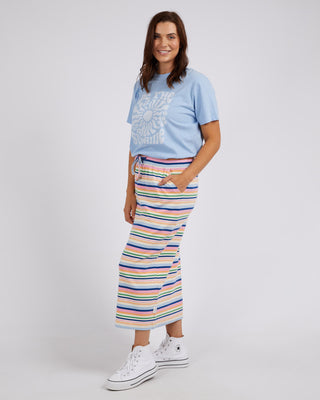 Elm Skirt Sorbet Multicolour Stripe [sz:size 10]