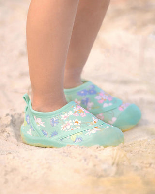 Toshi Swim Baby Reef Booties Classic - Sea Blossom [sz:kids Shoe 4]