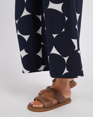 Elm Pant Demi Spot Navy [sz:size 10]