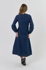 Naturals Maxi Dress 553 Indigo [sz:small]