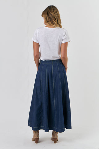 Naturals Maxi Skirt 562 Denim [sz:sml]