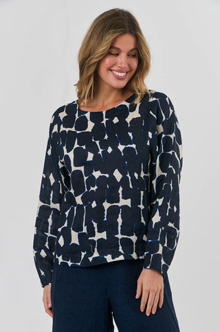 Naturals Top Long Sleeve 576 Eclipse [sz:small]