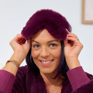 Annabel Trends Eye Mask Cosy Luxe - Mulberry