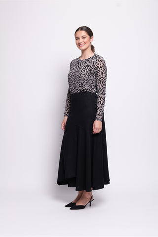 Foil Skirt Wool The World - Black [sz:size 10]