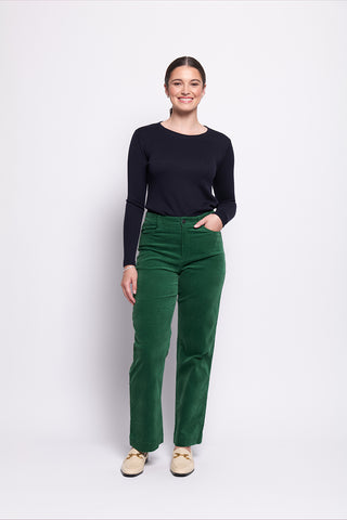 Foil Pant Fancy - Evergreen [sz:size 8]