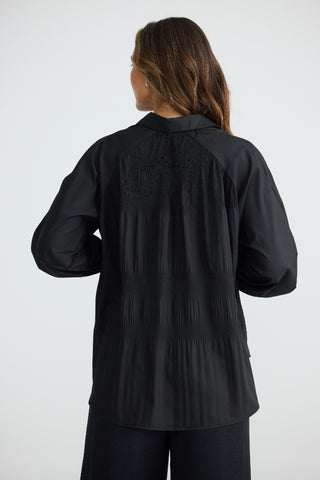 Brave&true Shirt Birdie Black [sz:xs]