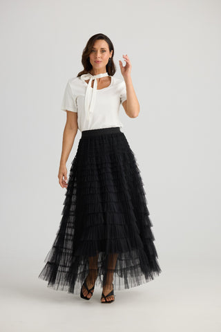 Brave&true Skirt Chance Black [sz:xs]