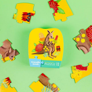 Croccreek Puzzle 12pc - Kangaroo & Joey