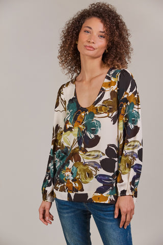 Eb&ive Top Elsie - Botanical Tusk [sz:xs]