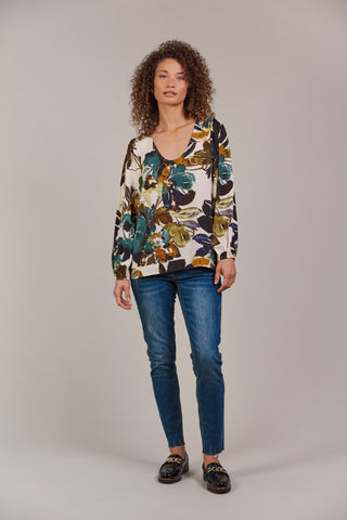 Eb&ive Top Elsie - Botanical Tusk [sz:xs]