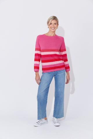 Haven Jumper Florida Stripe - Pink [sz:small/medium]