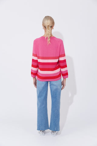 Haven Jumper Florida Stripe - Pink [sz:small/medium]