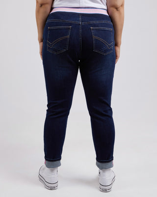 Elm Jogger Melody Denim Indigo [sz:size 8]