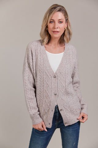 Eb/ive Cardigan Merano Crop - Flax [sz:xs / Small]