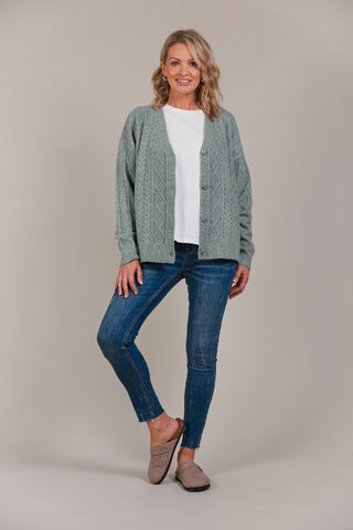 Eb/ive Cardigan Merano Crop - Jasper [sz:xs / Small]