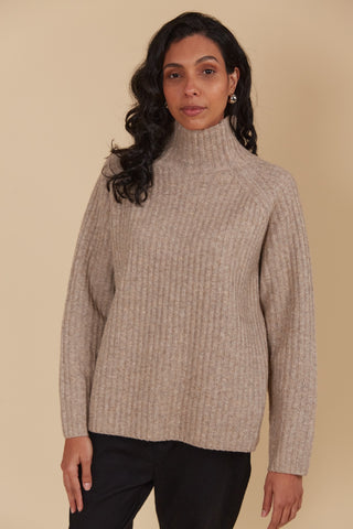 Isleofmine Jumper Miru - Taupe [sz:small]