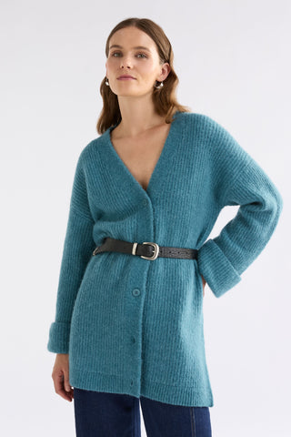 Elk Cardigan Aila Stone Blue [sz:small/medium]