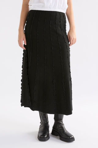 Elk Skirt Knit Musse - Black [sz:small/medium]