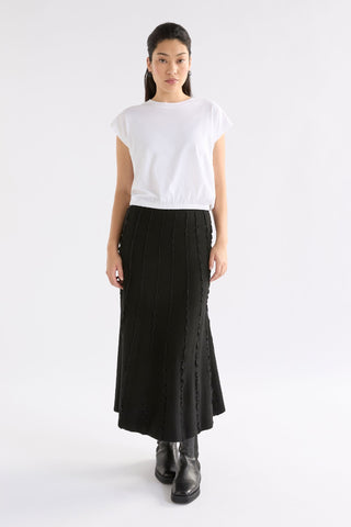 Elk Skirt Knit Musse - Black [sz:small/medium]