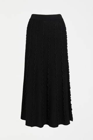 Elk Skirt Knit Musse - Black [sz:small/medium]