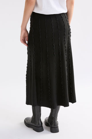 Elk Skirt Knit Musse - Black [sz:small/medium]