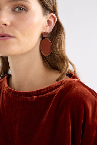 Elk Earrings Innfelt - Milan Green