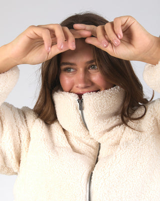 Elm Puffer Jacket Wren - Marshmallow [sz:small]