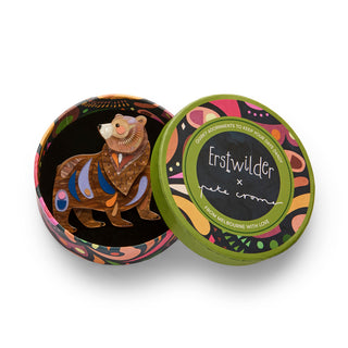Erstwilder Brooch Brawny Brown Bear