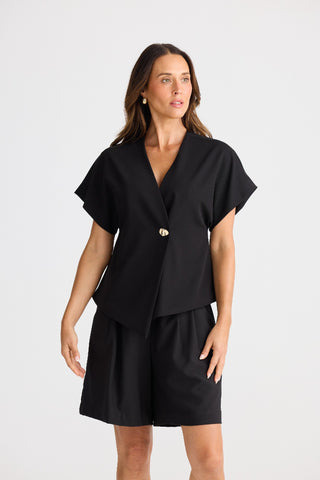 Brave&true Top Origami - Black [sz:xs]