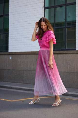Brave&true Skirt West End Hot Ombre Pink [sz:xs]