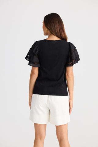 Brave&true Tee Chloe - Black [sz:xs]