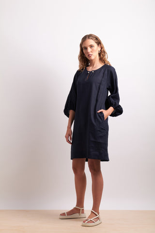 Neris Dress Baubles - Indigo [sz:size 16]